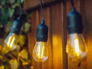 Verlengbare lichtketting met LED's