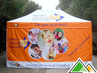 Kinderopvang Kerkrade tente d'exposition de 3x4,5 mètres