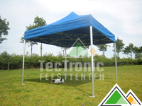 Tente pliable bleu ciel