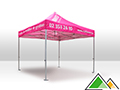 Tente de fête pliable 3x3 avec dessin de MDI Invest