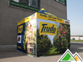 Tente pliable imprimée 3x3 pour Trudo