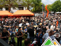 Tentes pliantes 3x6 pour le club Harley Davidson à Assenede