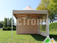 Tente pliante 4x4 Solid 50 pvc avec 2 parois latérales