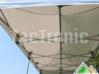Châssis en aluminium avec tubes hexagonales d'un diamètre de 50 mm