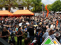 Tonnelles d'exposition 3x6 pour le club Harley Davidson Assenede